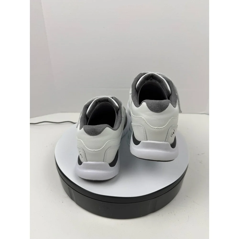 Anodyne Shoes for Custom Insoles Womens White Leather Adjustable Shoes Size‎ 7M